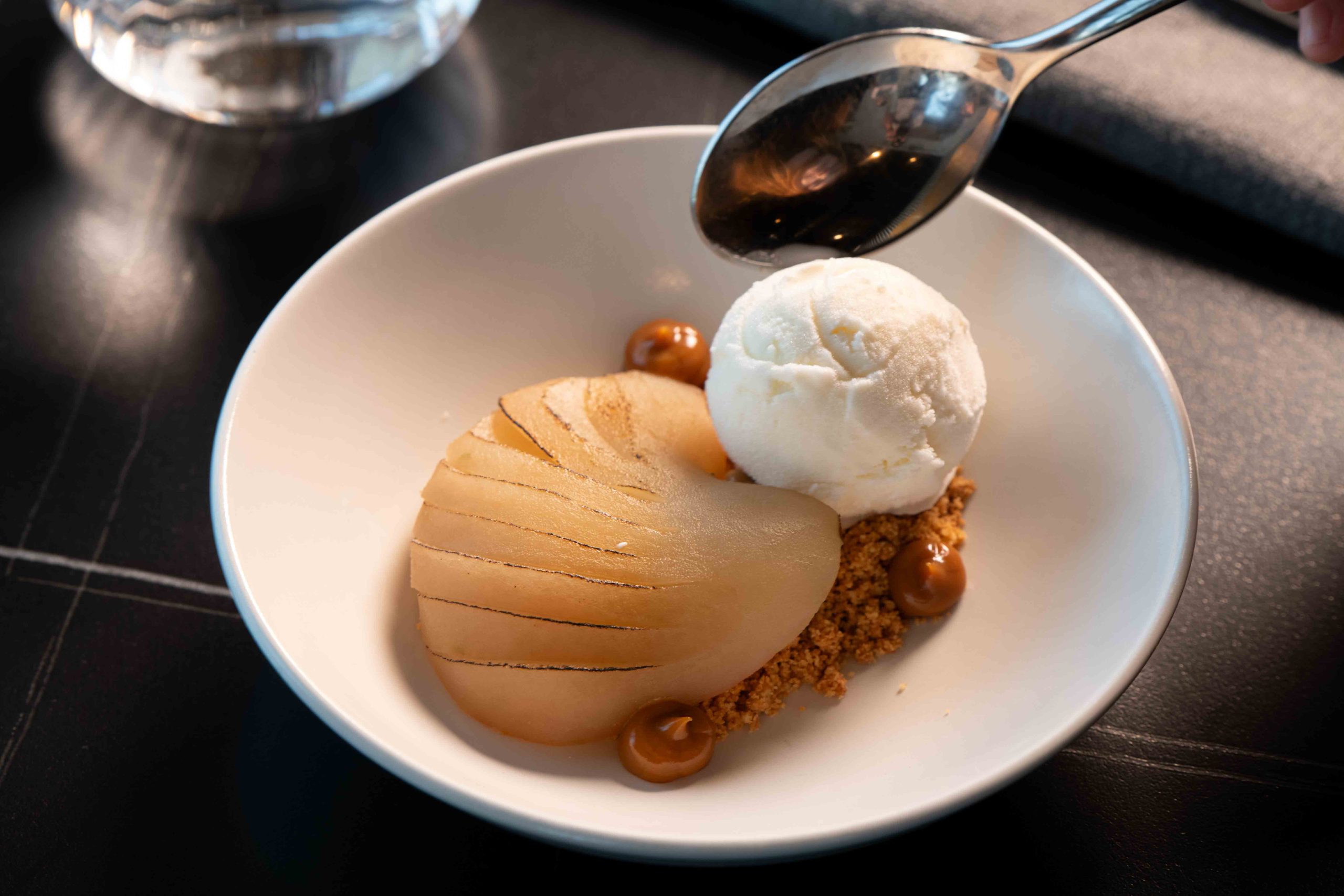 Poached pear
