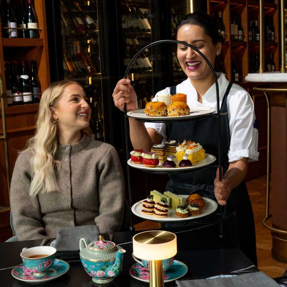 High Tea being served High Tea being served to guest